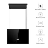 thumbnail of CIARRA A+++ 700 m³/h eiland afzuigkap Vrijhangend afzuigkap WiFi App Touchbediening VM4850B