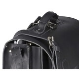 thumbnail of Ruitertassen Lederschulranzen 40cm Lederranzen Ruitertassen Aktentasche Leder Tornister schwarz mit Rückengurten und Schultergurt 2237-11