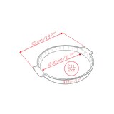 thumbnail of PEUGEOT Keramik Tarteform APPOLIA  Rund 30cm Waldgrün Kuchenform Backform