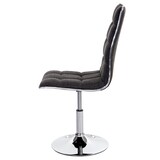 thumbnail of 6er-Set Esszimmerstuhl HWC-C41, Stuhl Küchenstuhl, höhenverstellbar drehbar, Stoff/Textil FSC® ~ grau