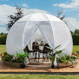 thumbnail of astreea Igloo Terrassenpavillon Model XL mit Umbrella Bezug, weiss, wasserfest
