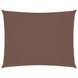 thumbnail of Voile de parasol tissu oxford rectangulaire 2x3,5 m marron Modèle Terrasse Contour