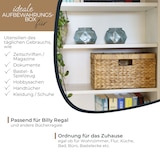 thumbnail of HMF Aufbewahrungskorb, Korb geflochten aus Wasserhyazinthe, 2er Set, passend für Billy, 35 x 25 x 20 cm