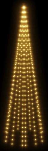thumbnail of vidaXL LED-Weihnachtsbaum für Fahnenmast Warmweiß 310 LEDs 300 cm