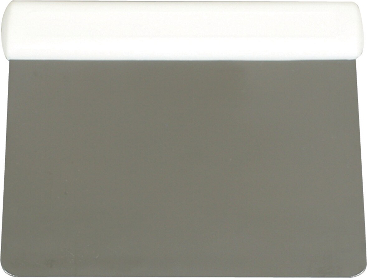 Schneider - Abstecher, Edelstahl, 110 x 120 mm, flexible Klinge, Griff (weiß) PP