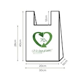 thumbnail of MONOUSO - Hemdchenbeutel Mehrweg 30x40cm 50µm (100 Stück)