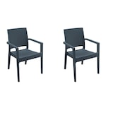 thumbnail of SIESTA EXCLUSIVE Pack de 2 Sillas para Exterior Ibiza Ratán Gris
