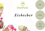 thumbnail of DeinPack Eisbecher 25 Stück Speisebecher weiß unbedruckt 400 ml runde