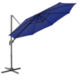 thumbnail of SVITA Zwenkparasol 3m met beschermhoes Parasolstandaard opvulbare 4-delige kantelparasol Zwenkparasol blauw