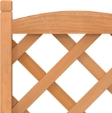 thumbnail of vidaXL Pflanzkübel mit Rankgitter und Rollen Braun Massivholz Tanne