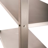 thumbnail of Cleiton® Estantería de Acero Inoxidable de pie 4 Estantes Lisos 1000x500x1800 mm | Estantería Metálica de 4 baldas lisas para Cocina | Hostelería