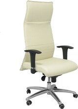 thumbnail of Poltrona executiva Albacete e couro sintético creme