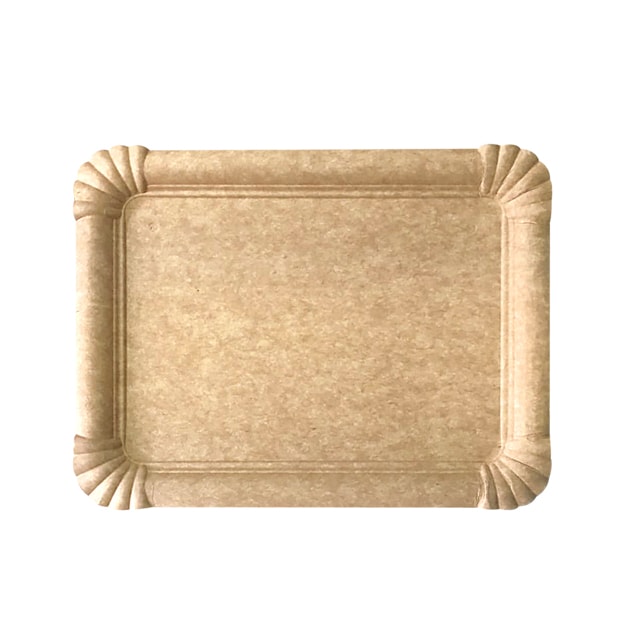 Bandeja cartón kraft 18x24 cms. 50 unidades