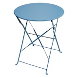 thumbnail of SVITA BERLIN Bistroset Metalen Zitgroep Balkon Opvouwbare Tafel Stoelen Blauw
