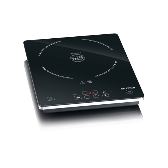 Severin DK 1071 piastra di cottura ad induzione,vetro,potenza:2.000 W,base di cottura in vetro-ceramica,nero.