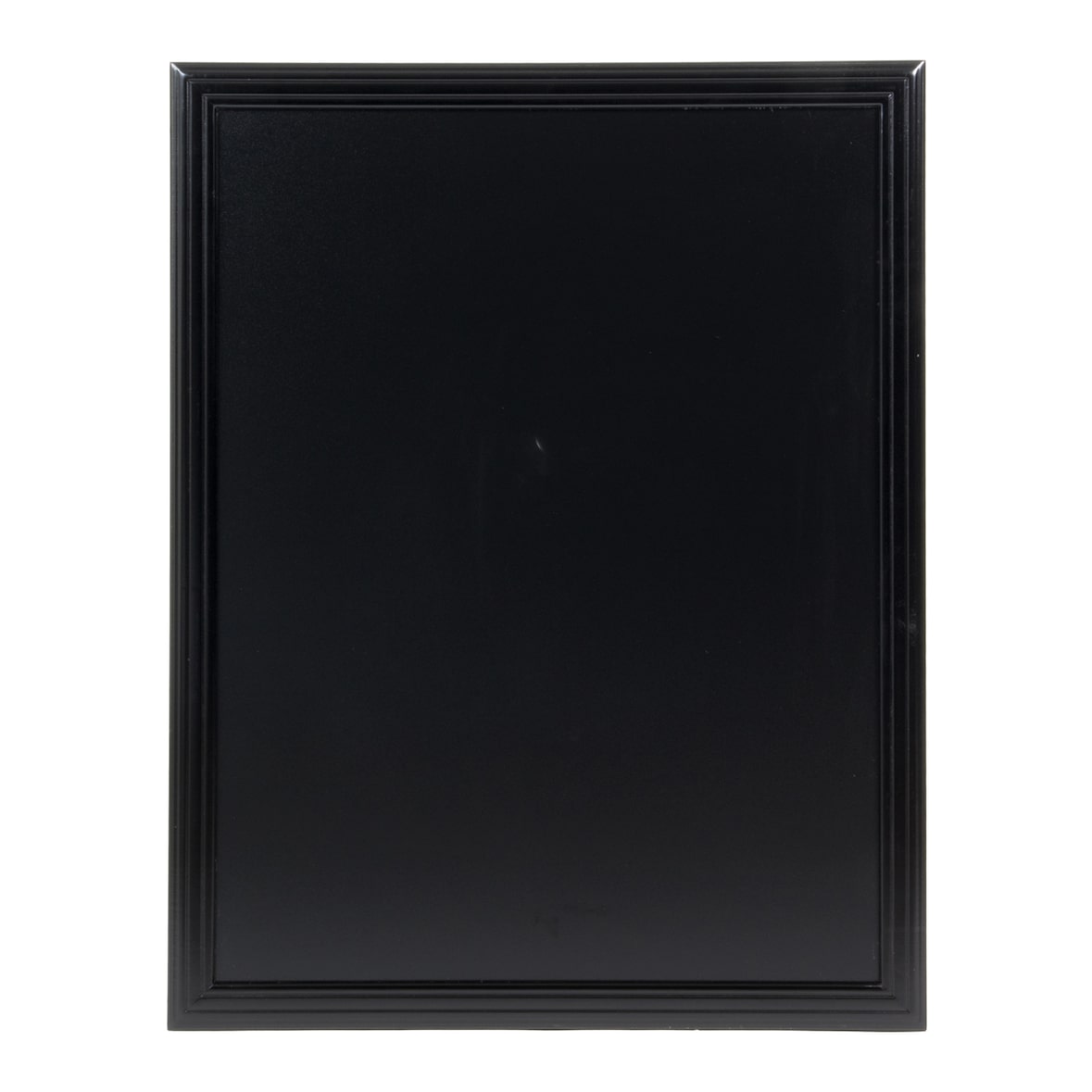 Securit® Wandtafel "Universal" – Schwarz lackierte Holzoberfläche – Montageset inklusive – 70x90cm