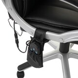 thumbnail of Massage-Bürostuhl HWC-A71, Drehstuhl Chefsessel, Heizfunktion Massagefunktion Kunstleder ~ schwarz