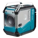 thumbnail of Makita Baustellenradio DAB, DAB+ AUX, Bluetooth?, USB spritzwassergesch?tzt, sto?fest T?rkis, DMR115