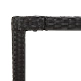 thumbnail of vidaXL 3-tlg. Bistro-Set mit Kissen Schwarz Poly Rattan