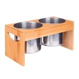 thumbnail of San Ignacio KINVARA - Dubbele keukengereihouder van bamboe en metaal 12x23cm