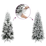 thumbnail of vidaXL Kunstkerstboom met sneeuw 210 cm PVC en PE