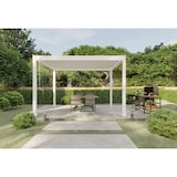 thumbnail of Weide Deluxe | Pergola Voll Aluminium freistehend | 3 x 4 M | Lamellendach weiß