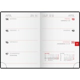 thumbnail of Taschenkalender 713 7,2x10,2cm 1 Woche/2 Seiten Leder bordeaux 2026.