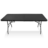thumbnail of IvoQ Inklapbare Tafel – 180 cm – Rattan Look – Zwart – Campingtafel – Opvouwbaar & Draagbaar – Tuintafel – Vouwtafel