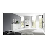 thumbnail of Buffet Basico 2 Portes 3 Tiroirs Blanc Laque Brillant  - L210xp42xh85,8 Cm