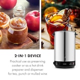 thumbnail of KonfiStar 50 Einkochautomat Getränkespender 2500W 50L Edelstahl Silber