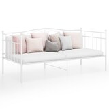 thumbnail of vidaXL Schlafsofa Bettgestell Weiß Metall 90x200 cm