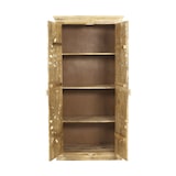 thumbnail of SIT Möbel Garderoben-Schrank | 2 Türen, 3 Böden innen, 1 Kleiderstange | Mango-Holz natur | B 90 x T 45 x H 185 cm | 13764-01 | Serie LAKADEE