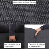 thumbnail of Fernsehsessel mit Aufstehhilfe, Relaxsessel mit Liegefunktion, elektrisch verstellbar, bequeme Polsterung, Webstoff, Dunkelgrau, Raburg Ida