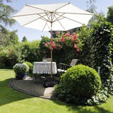 thumbnail of Relaxdays Sonnenschirmständer befüllbar mit Wasser o. Sand, Stockgröße 25-32mm, 44x42 cm, Kunststoff Schirmfuss, schwarz