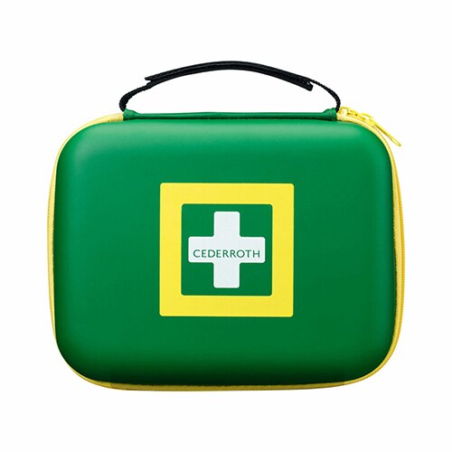 6x `Cederroth` First Aid Kit Medium 19 cm x 23,1 cm x 7,8 cm grün