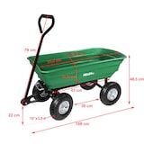 thumbnail of Transportwagen Handwagen Gartenwagen kippbar Karre Wagen Kippwagen M - 250kg