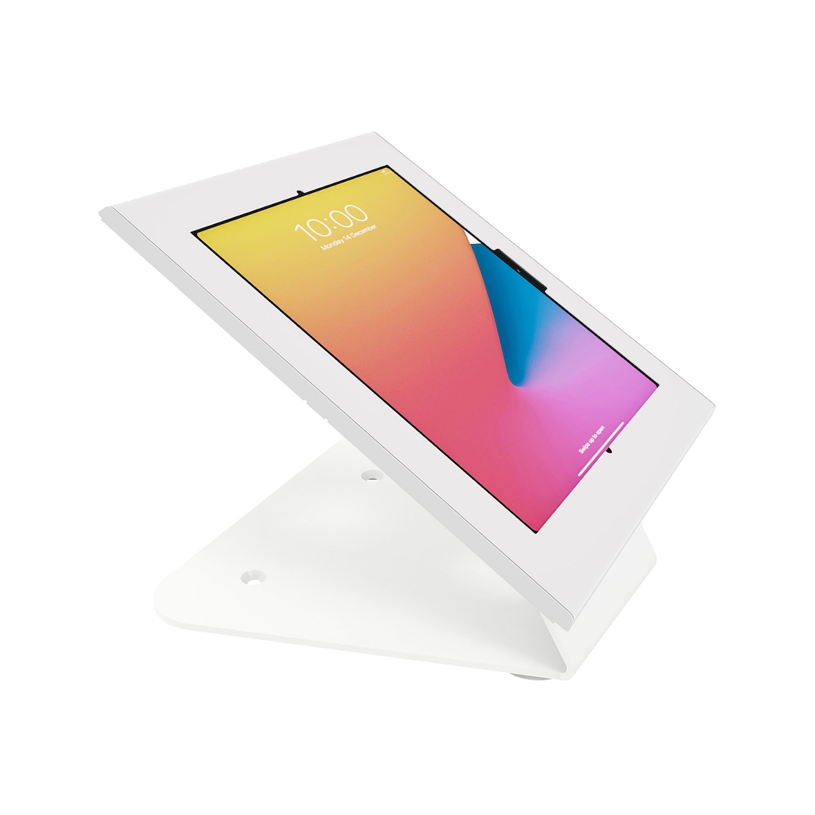KIMEX - Soporte universal de pared o de mesa para tablet Apple y Samsung 12.9''-13'', Blanco