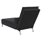 thumbnail of vidaXL Massage-Chaiselongue mit Nackenrolle Schwarz Samt
