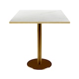 thumbnail of Restootab - Mesa bistrot Roma 70x70cm mármore translúcido