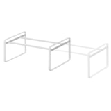 thumbnail of Yamazaki Schuhregal mit 1 Ablage weiß ausziehbar platzsparend schmal Metall Schuhablage für 3-5 Paar Schuhe 40-70x17x25cm "FRAME"