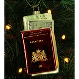 thumbnail of Christbaumschmuck Glas 11,5cm Reisepass mit Geldscheinen Kugeln Weihnachtsbaum Anhänger Weihnachten Christbaumanhänger Weihnachtsbaumschmuck