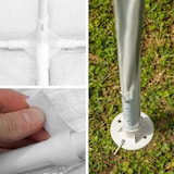 thumbnail of tectake Padiglione Vivara 6 x 3 m con 5 pezzi laterali - bianco - 404816