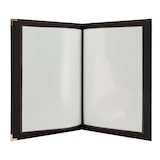 thumbnail of Securit® Speisekarte A4 "Classic" - Schwarz - Kunstleder - 4 Seiten