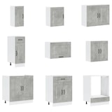 thumbnail of vidaXL 14-delige Keukenkastenset Kalmar bewerkt hout betongrijs