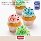 thumbnail of Moule à muffins 24 empreintes 38 x 26 cm Zenker Black Metallic
