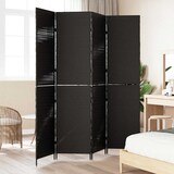 thumbnail of vidaXL Raumteiler Schwarz 195 x 180 cm Poly-Rattan