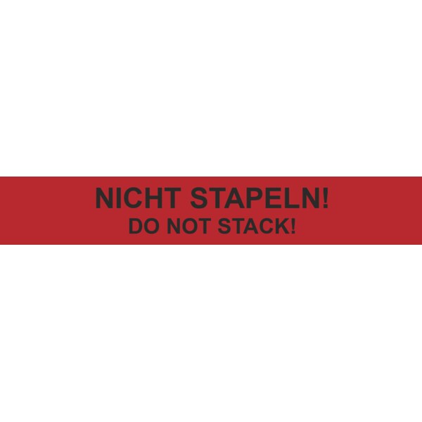 Paketband, "Nicht Stapeln!" - Rolle à 66 m - 50 mm