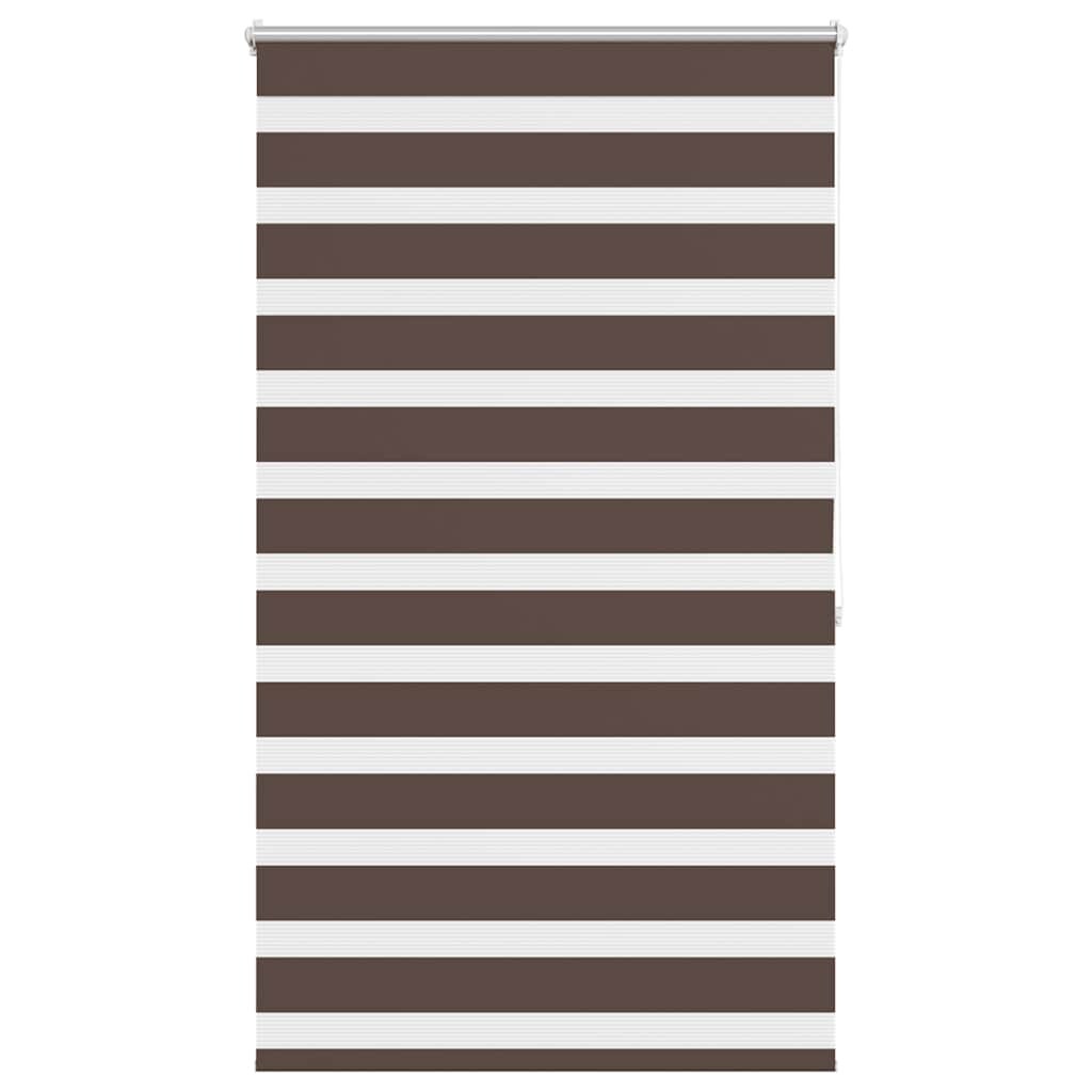 Dubbel rolgordijn 100 x 175 cm bruin