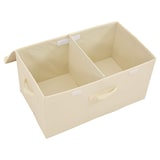 thumbnail of vidaXL Aufbewahrungsboxen 2 Stk. Stoff 50x30x25 cm Creme