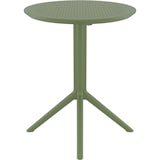 thumbnail of Lot de 2 tables d’extérieur rondes pliantes de 60 cm Sky Table Vert